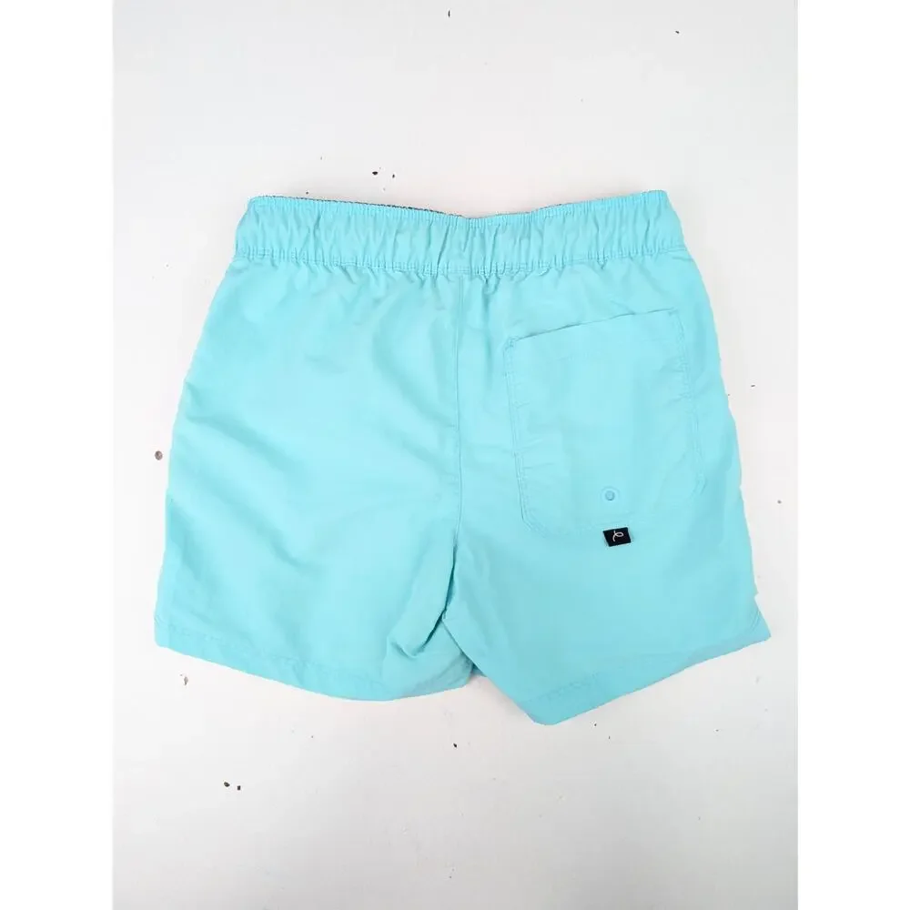 Art Class Boys Medium (8) Teal Swim Shorts - Attached Boxer Brief